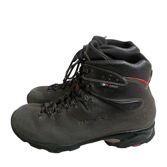 Zamberlan Mens Boots Black Size 14 Gore Tex Hiking Outdoor Vibram Italy Pre Owne - Picture 1 of 16